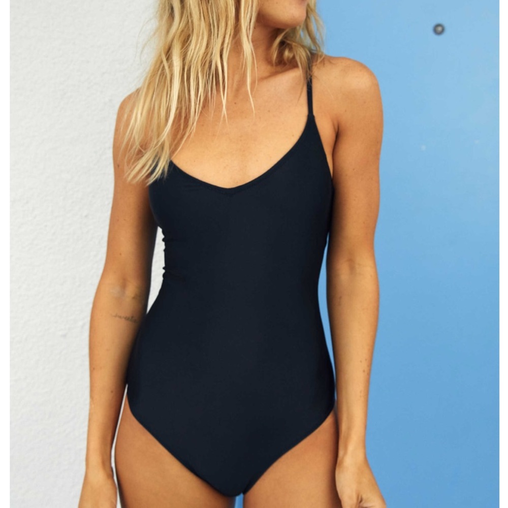 American Eagle Black Strap Swimsuit